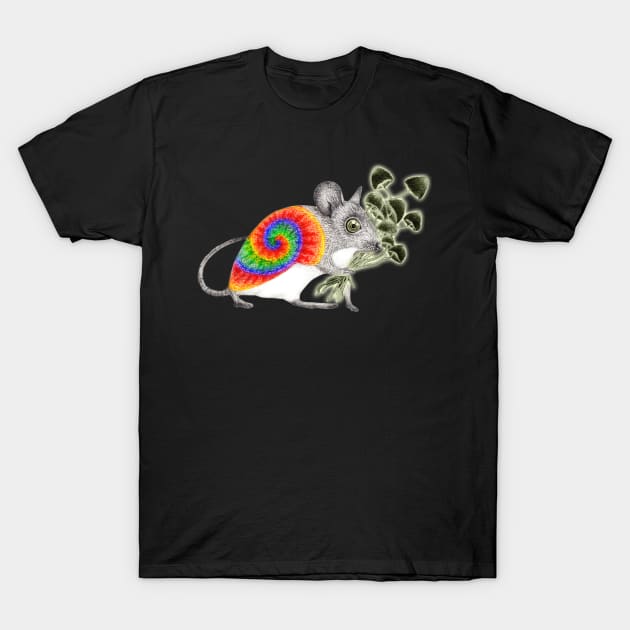 Magic Mushroom Mouse T-Shirt by PerrinLeFeuvre